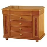 Mele Oak Jewelry Box Josephine 760-11