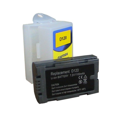 Elektronik und Foto: Akku (Li-Ion) f�r Panasonic Camcorder als Ersatz f�r CGR-D08R, CGR-D08S, CGR-D120, CGR-D08A/1B