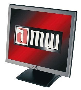 Elektronik und Foto: AMW X1700DS Monitor LCD-TFT 17.0' 1280 x 1024 Audio TCO 03 Silber - Schwarz