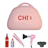 Farouk CHI Limited Edition Hair Styling Trio with 1" Straightener and CHI Limited Edition Blow Dryer, Pink