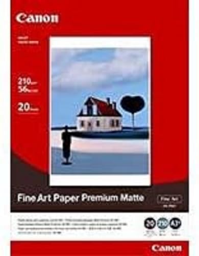 Camcorder: Canon Fine Art Paper Premium Matte FA-PM1 Papier A3+ 20 Bl�tter 210 g/m�