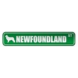  NEWFOUNDLAND ST  STREET SIGN DOG