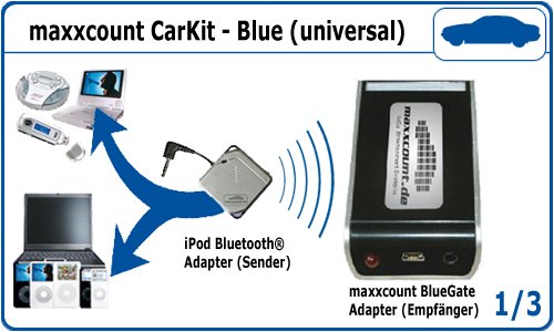 Camcorder: CarKit-Blue (universal) f�r Mini (M9)
