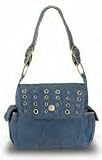 Fleurville Denim Grommet Mini Mothership Diaper Bag
