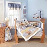 Little Dozer 6-pc. Crib Set - Blue/ Khaki