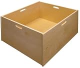 Block Tub On Casters - Stores Building Blocks - (Natural Oak)