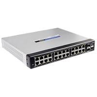 Lautsprecher: Linksys 24-Port 10/100/1000 Gigabit Switch Switch Giga 24 x RJ45 10/100/1000 + 2 x MiniGBIC 19