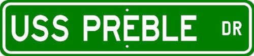 USS PREBLE DDG 88 Street Sign - Navy
