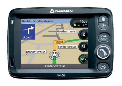 NoteBook: Navman N40i PNA Navigation Deutschland und Alpenregion mit Digitalkamera