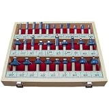 Woodline USA WL-2010 30 Piece Professional Router Router Bit Set - 1/2-Inch Shank