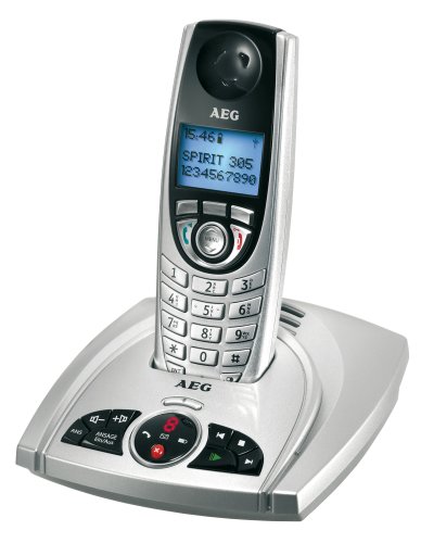 Elektronik Und Foto: AEG Spirit 305 schnurloses Telefon mit Anrufbeantworter