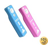 Venom Blue and Pink Silicon Graphic Skin for 2 Wii Remotes (Wii)