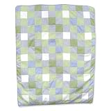 Blue and Sage Patchwork - Crib Quilt