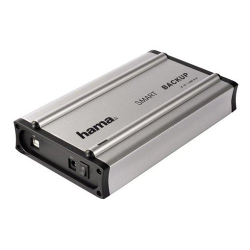 Heimkinosysteme: Hama 3.5"-Festplattengeh�use, USB 2.0 mit Sicherungsfunktion