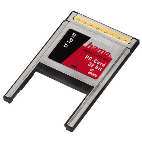 Heimkinosysteme: Hama 32-bit-PC-Card-Adapter, CF Typ I/II
