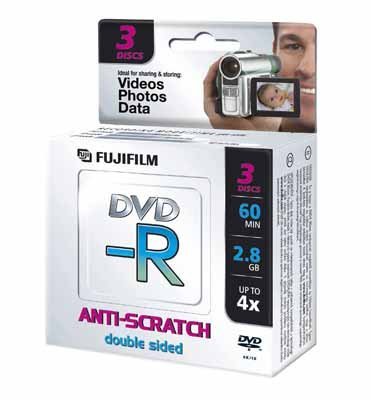 Digitalkameras: dvd-r 8cm 2.8gb 4x 3pk