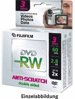 Digitalkameras: dvd-rw 8cm 2.8gb 2x 3pk