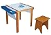 Ziggy Art Billy Childrens Art Sturdy Table And Chair With Dry Wipe Surface And Paper Roll With Dispenser