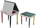 Ziggy Art Raphael Childrens Art Table With Easel Style Chalk Board And Dry Wipe Board