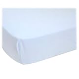 Woven Crib Sheet (2-Pack) Color: Blue