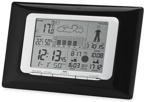 Elektronik und Foto: Addex TZ 230 Wetterstation schwarz