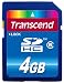 Transcend SDHCカード Class6 4GB TS4GSDHC6