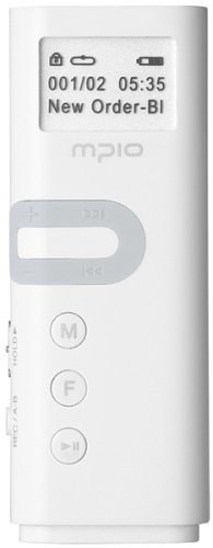MP3 Player: Mpio FY 700 FM Tragbarer MP3-Player mit FM-Tuner 2 GB weiss