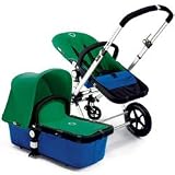 Bugaboo Cameleon Complete Stroller, Base Color: Bright Blue ,Color: Green