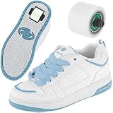 Girls Heelys Whirl Rollershoe (White/Blue)