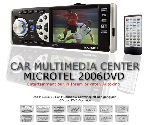Camcorder: Car DVD-Multimedia Center mit 3,5 TFT-Monitor
