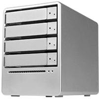 Speicherkarten: Raid Sonic Stardom ST5610-4S-S2 Geh�use 3� 4 Laufwerk S-ATAII Silber
