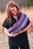 Maya Wrap Adjustable Pouch-Brick Red