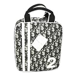 Dior Handbags (Black/White) Coated Canvas Medium CPD44218 Trotter Backpack Bag