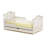 Todays Tot Austin Toddler Bed Finish: Antique White