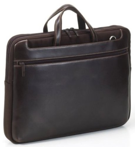 TV Ger&auml;te: Tucano Work_out Ledertasche f�r Notebooks Small (f�r 12" bis 13,3") kastanie