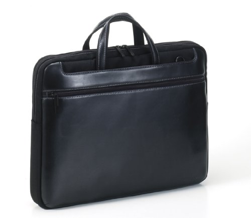 TV Ger&auml;te: Tucano Work_out Ledertasche f�r Notebooks Medium (f�r 14" bis 15,4") schwarz