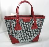 Dior Handbags (Blue/Dk. Red) SLO44096 Logo Jacquard Shopper Tote Bag