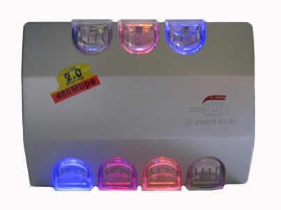 MP3 Player: Mexxtronics - 7 Port USB 2.0 HUB 480Mb/s HIGHSPEED, 480 Mb/s
