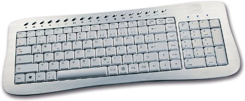 Festplatten: Speed-Link SL-6468 Ultra Flat Metal Keyboard wireless