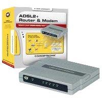 Camcorder: Conceptronic CADSLR4B+ (Annex B) IAS Fast 4 x RJ45 + 1x ADSL-Modem