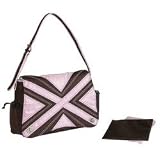 Hannah's Messenger Bag Chocolate/Pink