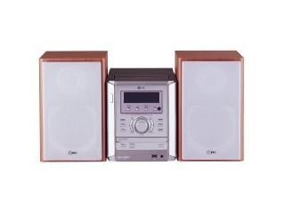 Lautsprecher: LG LX U 251 D Kompaktanlage silber/holz