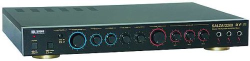 Heimkinosysteme: Hollywood Salza! 2200 Karaoke Verst�rker 2x 30Watt schwarz