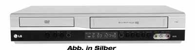 Lautsprecher: LG V 180 B DVD-Player / VHS-Rekorder Kombination (DivX-zertifiziert) schwarz
