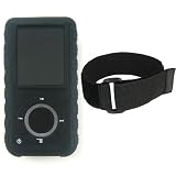 Sandisk Sansa Silicone Case for e250/e260/e270/e280 Silicon Skin package includes Belt Clip, Armband + Screen Protector 6 Color Options