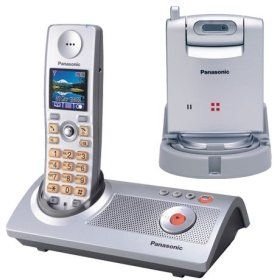 Projektoren: Panasonic KX-TG9140EXS Schnurloses DECT Telefon inkl. Kamera silber