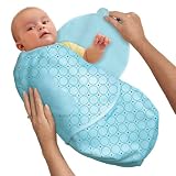 SwaddleMe Adjustable Infant Wrap - Blue Cocoa Dot Print