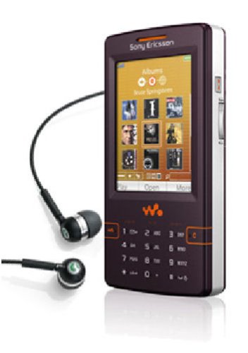 Festplatten: Sony Ericsson W950i mystic purple UMTS Handy