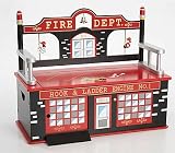 Firefighter Toy Box Bench by Levels of Discovery
