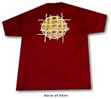 Dave Matthews Band DMB FIREBALL SUN Logo Red Brick T Shirt